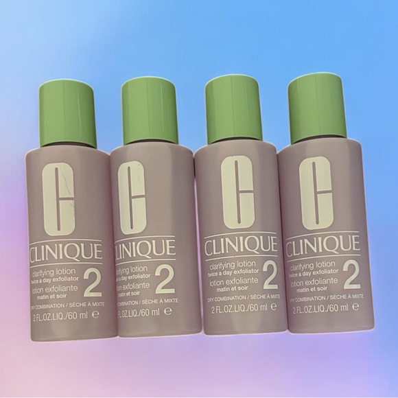 Clinique Clarifying Lotion 2 (2 fl oz 60ml) – New 4-Pack Authentic - Picture 2 of 4